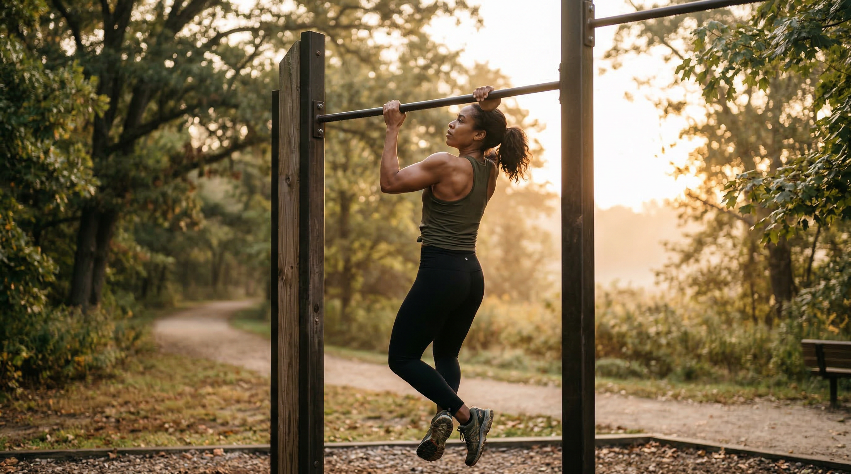 Outdoor bodyweight training